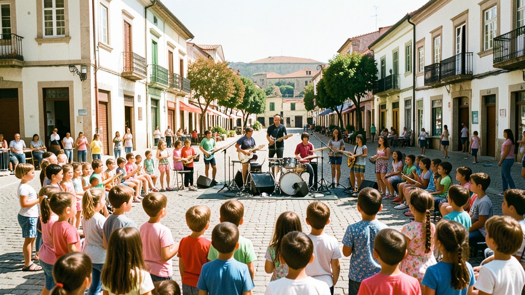 Inauguraron el Vacacional de Música gratuito en Nobol para niños del cantón
