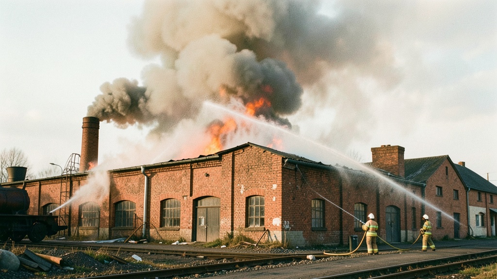 Incendio estructural en fábrica de aceites de Nobol activa Alarma 2