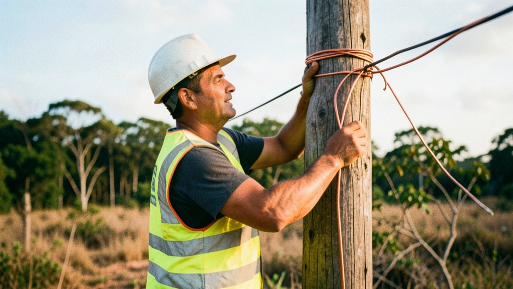 Alcaldía de Nobol avanza con CNEL en subestación eléctrica y alumbrado rural