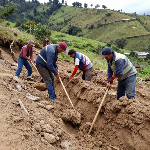 Obra de desazolve en El Chaco, Nobol, benefició a la comuna Petrillo