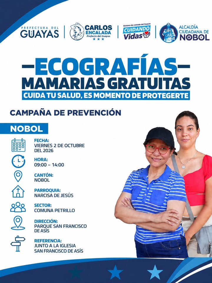 Mamografías gratuitas llegan a Petrillo este viernes 2 de octubre