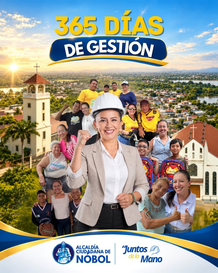 María Belén Candado celebra un año de gestión municipal en Nobol con enfoque en obras y sociales