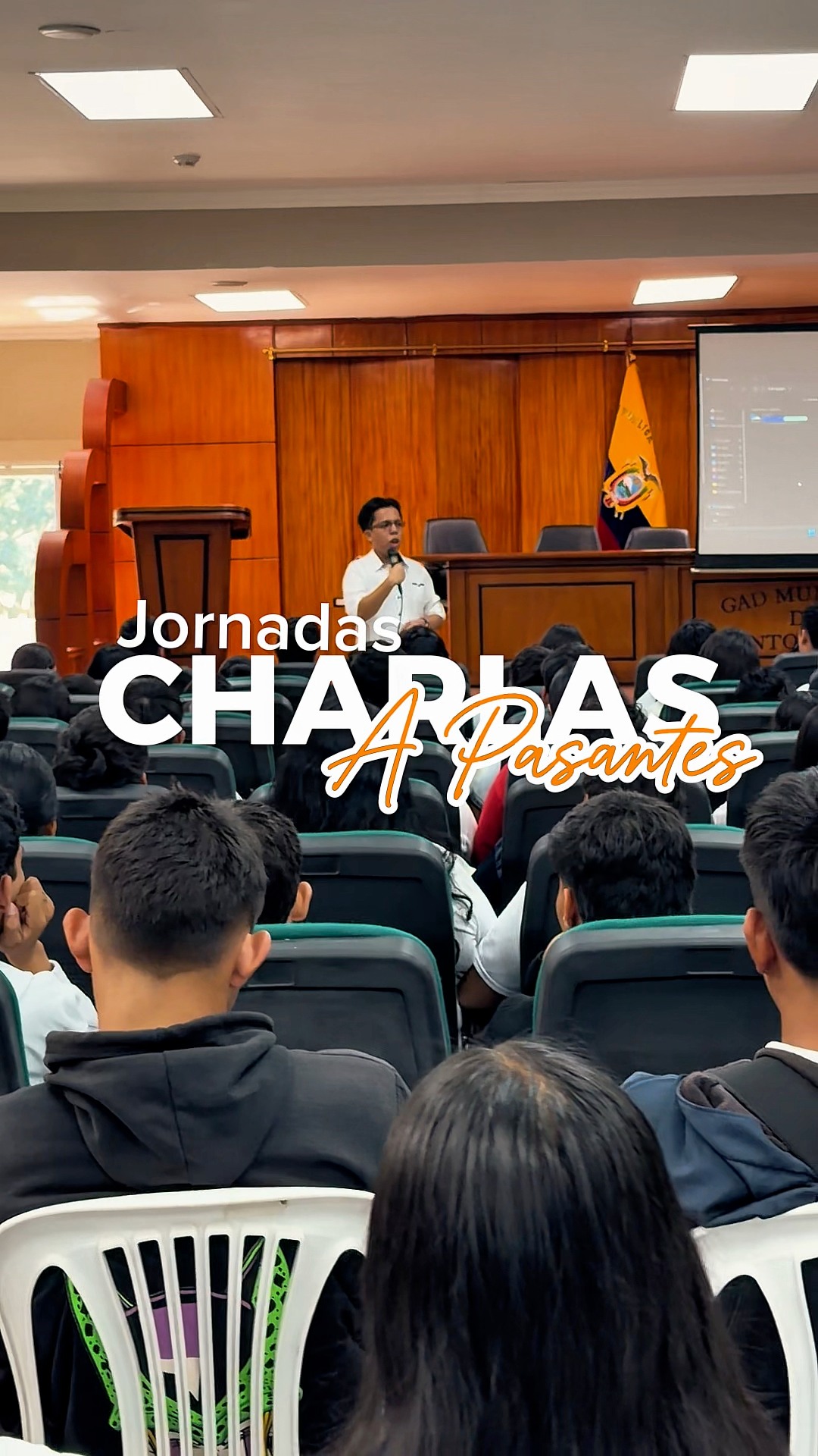 GAD Nobol fortalece formación de jóvenes en pasantías con charlas educativas