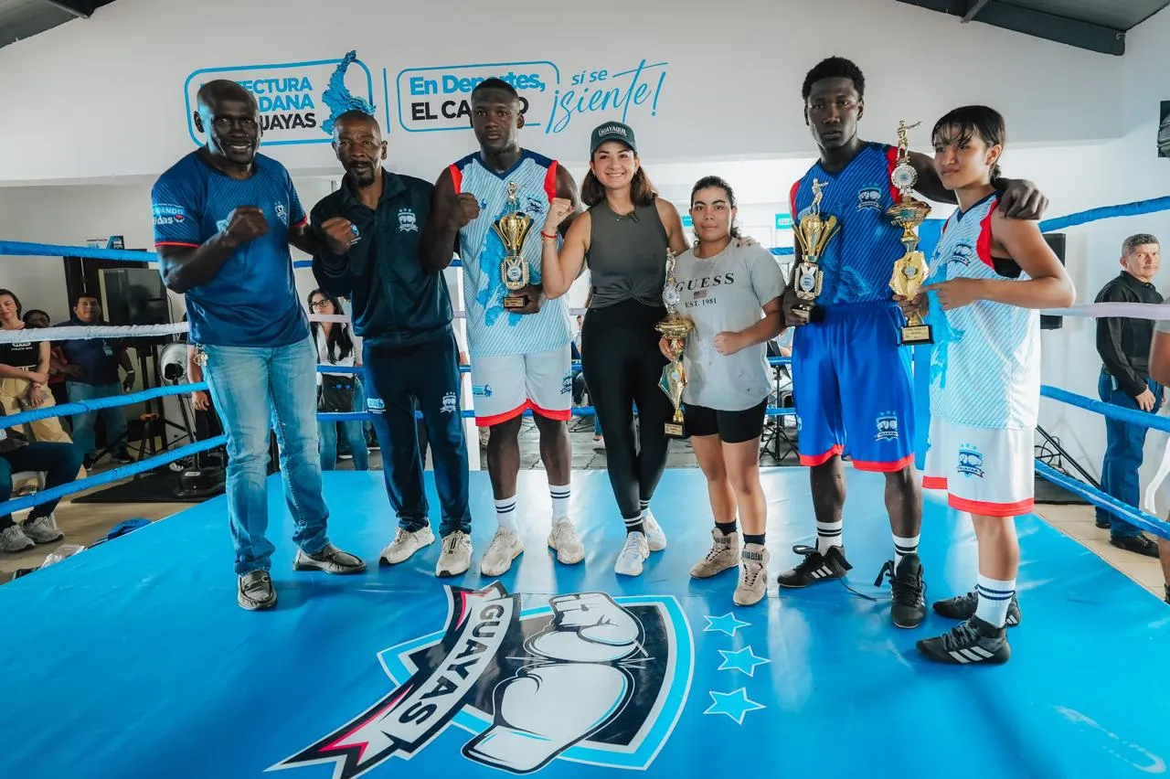 Prefectura del Guayas reinaugura Trinibox en Trinitaria con nuevas instalaciones para jóvenes boxeadores