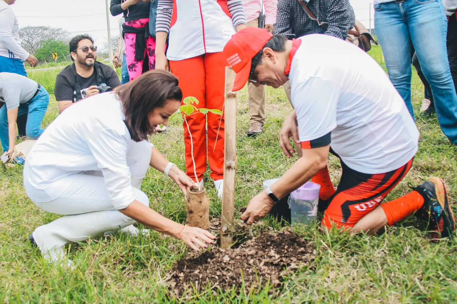 Prefectura del Guayas planta 6.000 árboles en los 25 cantones por el Día Mundial de la Educación Ambiental