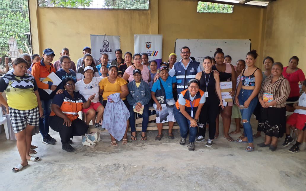 Se conformó Comité Comunitario de Gestión de Riesgos en San Antonio, Guayas