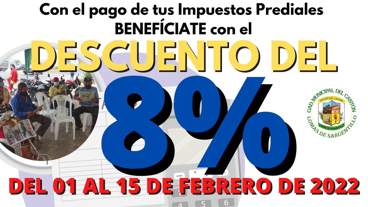 Palacio Municipal de Lomas ofrece 8% de descuento en impuestos del 1 al 15 de febrero